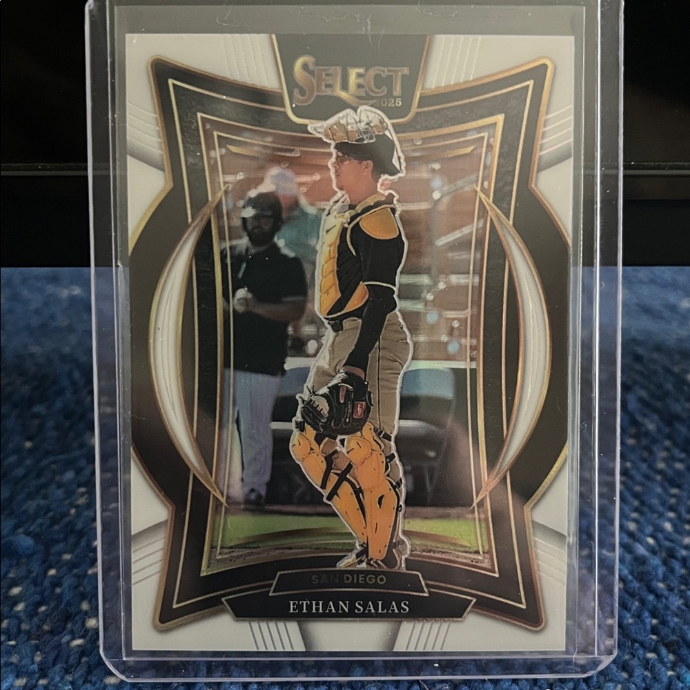 💎 2025 Flawless Ethan Salas RPA /10 + ‘25 Select White Concourse PRIZM #’d 7/99 - Picture 5 of 7